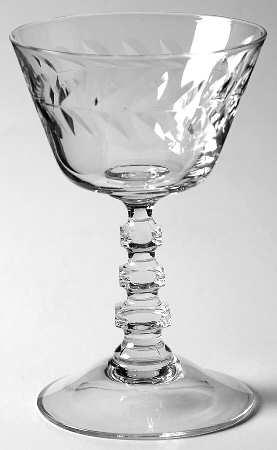 Laurel Wreath Clear (Stem 3139) Liquor Cocktail