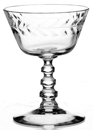 Laurel Wreath Champagne/Tall Sherbet by Cambridge
