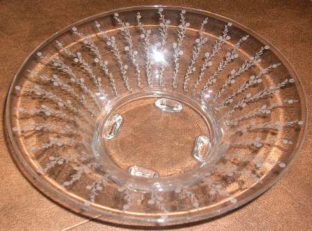 Marlene Clear 12" 4-Toed Footed Bowl by Cambridge