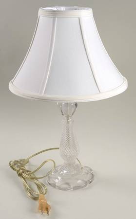 Mt. Vernon Clear 13" Electric Lamp & Shade