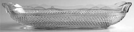 Mt. Vernon Clear 13" Oval  Celery