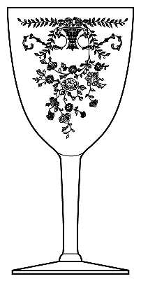 Portia Clear (Stem 7801, Etched) by Cambridge
