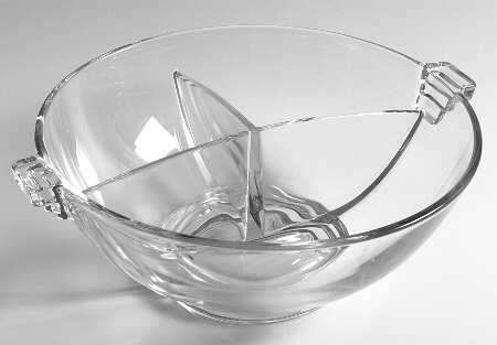 Pristine (Stem 1936) 3-Section Divided Bowl