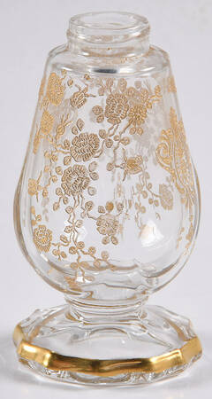 Rose Point Clear (Stem 3500, Gold Encrusted) 3400/77 Footed Shaker, No Lid