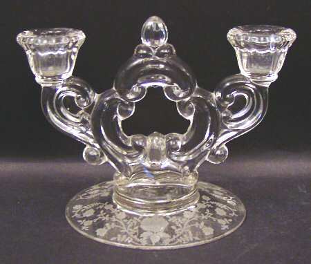 Roselyn 5" KeyHole Candlestick w/Round Base