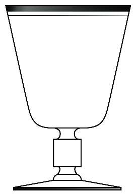 Triumph Clear (Platinum Trim, Stem 3798) by Cambridge