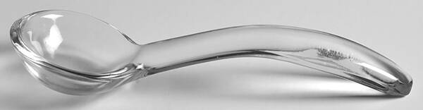 Wildflower Clear Mayonnaise Ladle