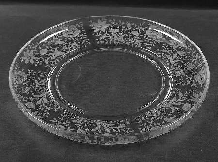 Wildflower Clear Cabaret Plate