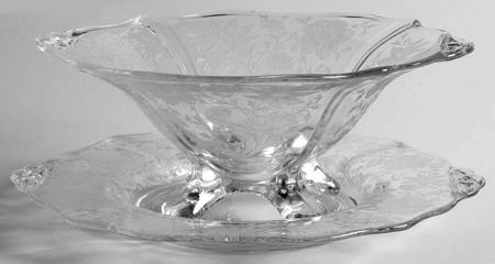 Wildflower Clear Shape 3400 Mayonnaise with Underplate