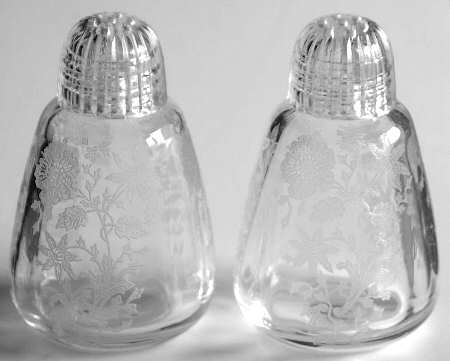 Wildflower Clear Shaker Set with Plastic Lids