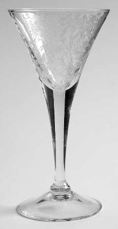 Wildflower Clear Sherry Glass