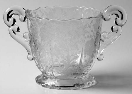 Wildflower Clear 3400/68 Open Footed Sugar