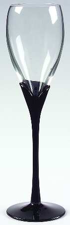 Amaryllis Black (Non Frosted) Cordial Glass