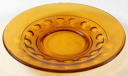Color Crown Amber (Dark) Saucer Only