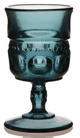 Color Crown Blue Cordial Glass