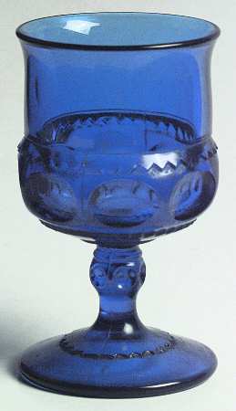 Color Crown Cobalt Wine Glass