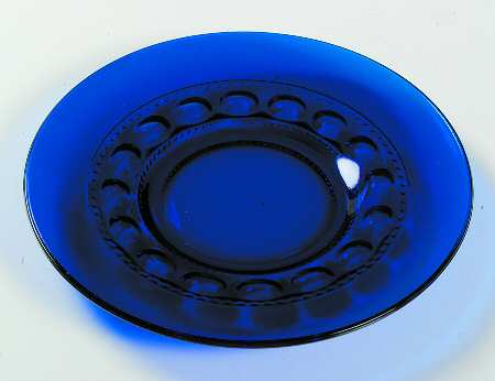 Color Crown Cobalt Luncheon Plate