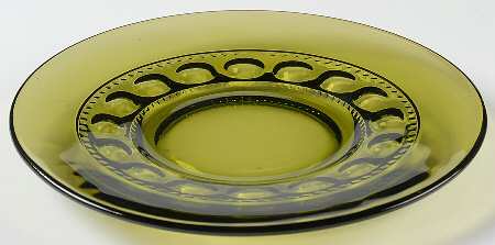 Color Crown Green Luncheon Plate