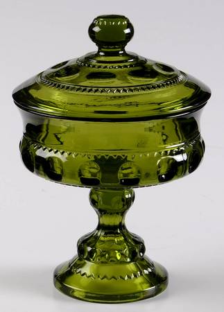 Color Crown Green Wedding Bowl with Lid