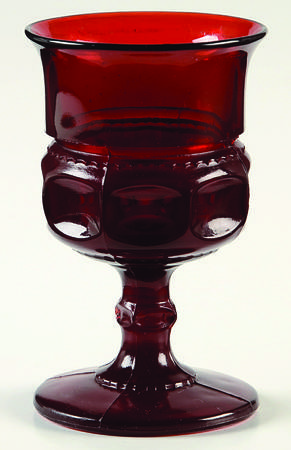 Color Crown Ruby Cordial Glass