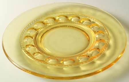 Color Crown Yellow (Topaz) Luncheon Plate