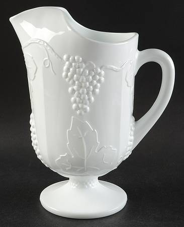 Harvest Milk Glass 64 Oz Pitcher