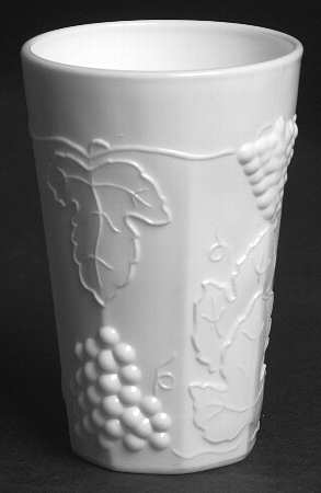 Harvest Milk Glass Flat Juice Glass