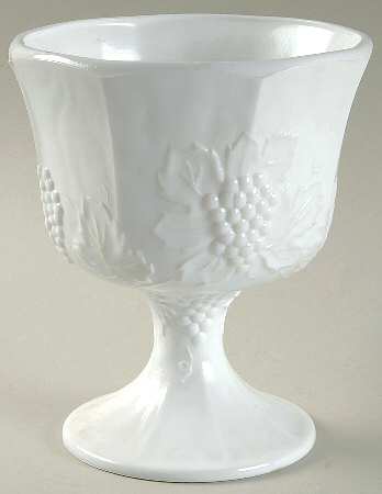 Harvest Milk Glass Planter
