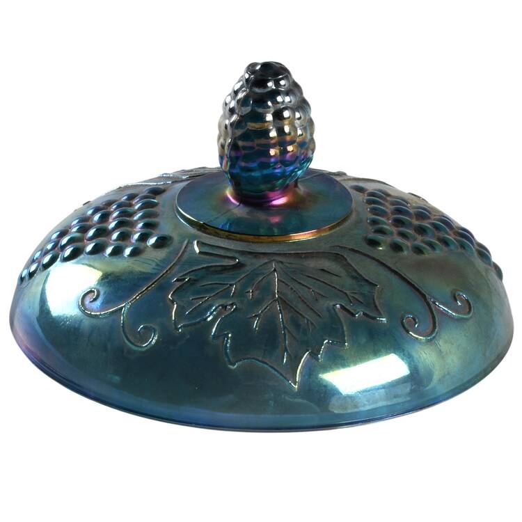 Harvest Carnival (Blue) Lid for Medium Canister