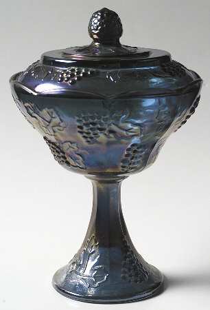 Harvest Carnival (Blue) Wedding Bowl with Lid