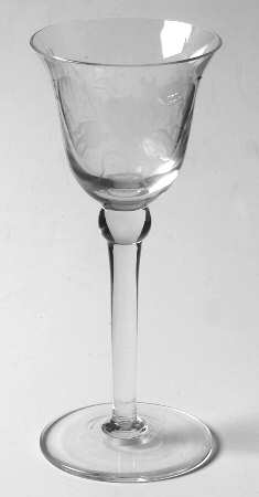 Lily of The Valley Cordial Glass