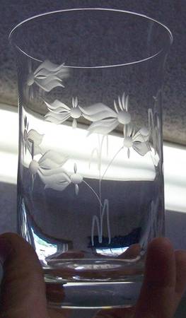 Lily of The Valley Highball Glass