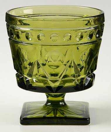 Park Lane Green Open Candy Dish
