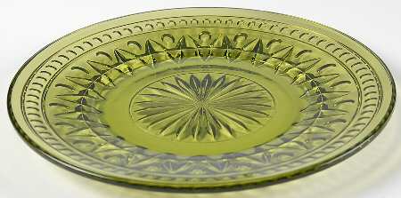 Park Lane Green Luncheon Plate