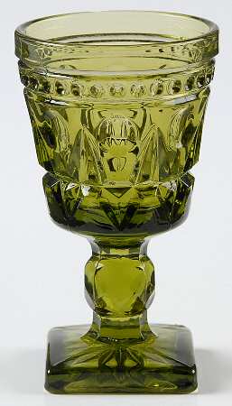 Park Lane Green Cordial Glass