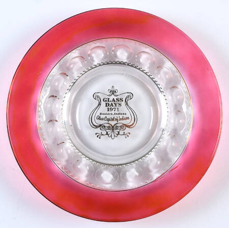 Ruby Crown Luncheon Plate