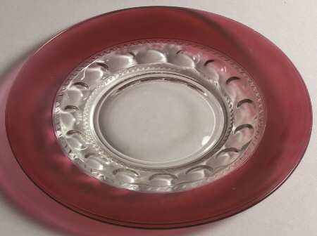 Ruby Crown Dinner Plate
