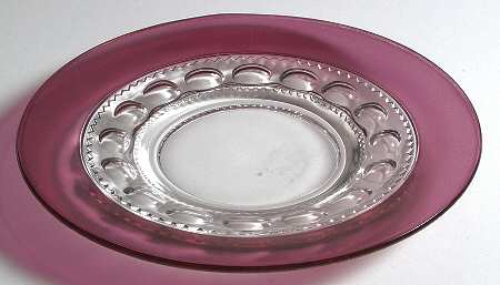 Ruby Crown Luncheon Plate