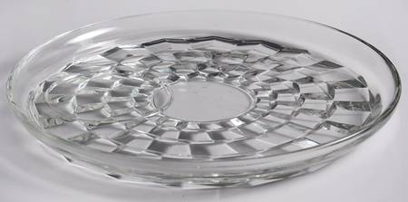 Whitehall Clear Snack Plate No Cup