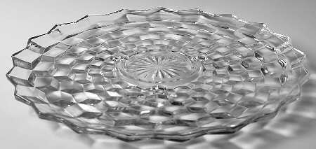 Whitehall Clear (2 Piece) Buffet Service, Plate Only