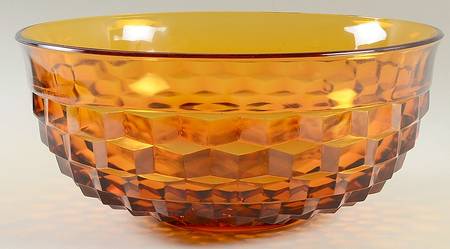 Whitehall Gold (Harvest Gold) Punch Bowl