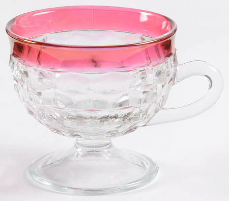 Whitehall Ruby Flash Crystal Punch Cup