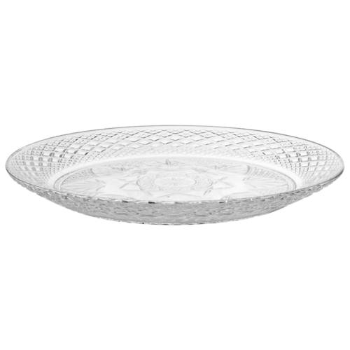 Antique Clear (No Knob, 6 Sided Stem) Dinner Plate