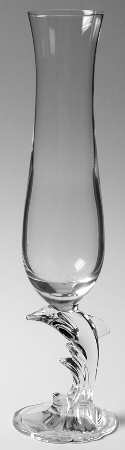 Dolphy Clear 10" Bud Vase