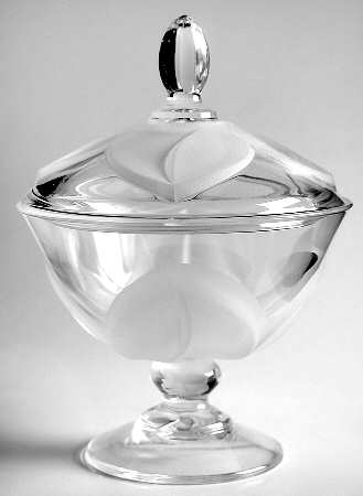 Florence Footed Candy Dish & Lid