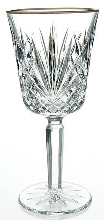 Villemont Gold Wine Glass