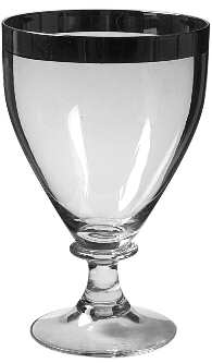 Lisa (Platinum Trim) Water Goblet