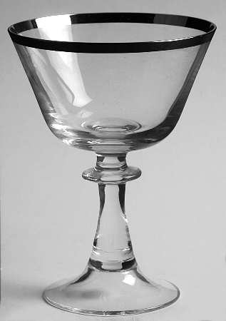 Svea Clear Champagne/Tall Sherbet by Corcoran