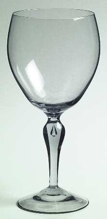 Teardrop Smoke Water Goblet