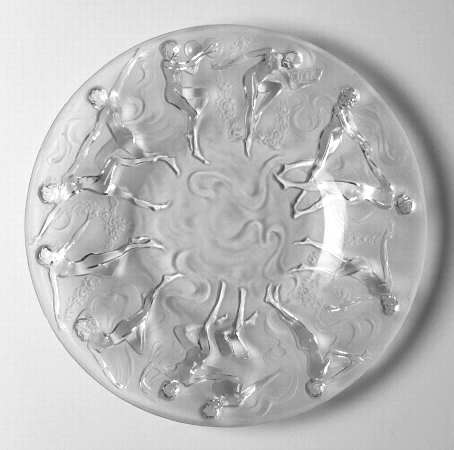 Martele' Clear (Frosted) Luncheon Plate